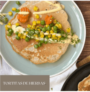 Tortitas saladas con hierbas y verduras - Yogi Super Foods